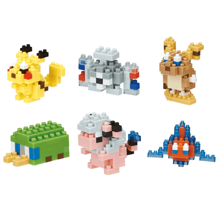 Nanoblock: Mininano Series: Pokemon (Electric Type) Set 1 Box of 6 - The Mage's Emporium Shumi Toys & Gifts Shopify Collective Shumi Toys & Gifts Used English Nanoblock Japanese Style Comic Book