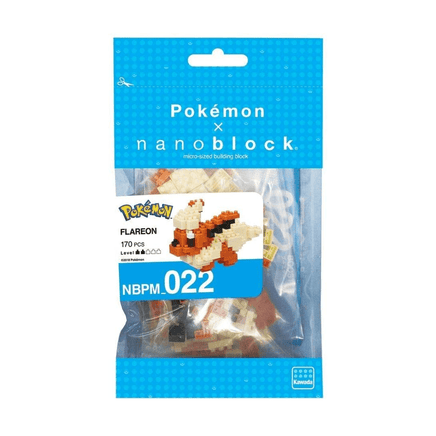 Nanoblock: Pokémon Series - Flareon - The Mage's Emporium Shumi Toys & Gifts Shopify Collective Shumi Toys & Gifts Used English Nanoblock Japanese Style Comic Book