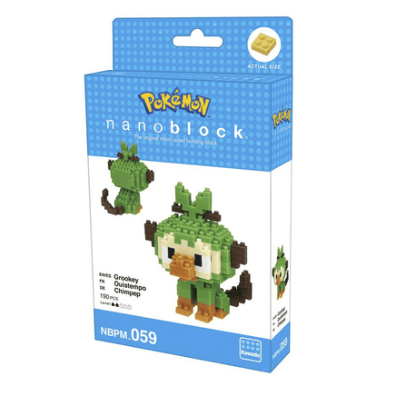 Nanoblock: Pokémon Series - Grookey - The Mage's Emporium Shumi Toys & Gifts Shopify Collective Shumi Toys & Gifts Used English Nanoblock Japanese Style Comic Book