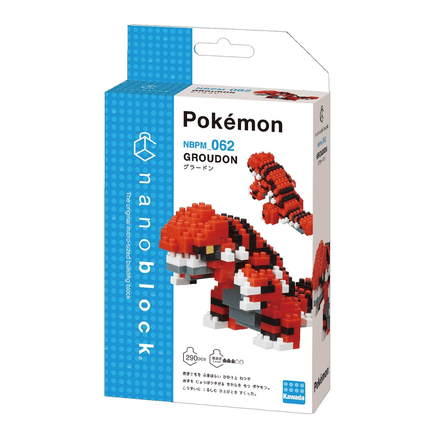 Nanoblock: Pokémon Series - Groudon - The Mage's Emporium Shumi Toys & Gifts Shopify Collective Shumi Toys & Gifts Used English Nanoblock Japanese Style Comic Book