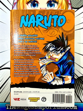 Naruto 4 - 6 Omnibus - The Mage's Emporium Viz Media 2410 BackInStock UPDATEMETA Used English Manga Japanese Style Comic Book