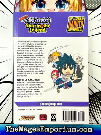 Naruto Chibi Sasuke's Sharingan Legend Vol 1 - The Mage's Emporium Viz Media 2410 BackInStock UPDATEMETA Used English Manga Japanese Style Comic Book