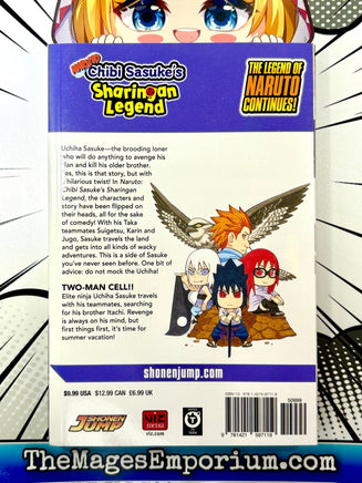 Naruto Chibi Sasuke's Sharingan Legend Vol 2 - The Mage's Emporium Viz Media 2410 UPDATEMETA Used English Manga Japanese Style Comic Book