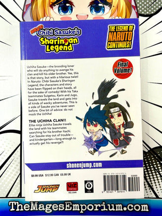 Naruto Chibi Sasuke's Sharingan Legend Vol 3 - The Mage's Emporium Viz Media 2410 BackInStock UPDATEMETA Used English Manga Japanese Style Comic Book