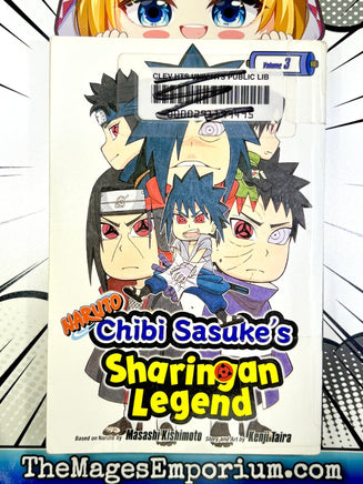 Naruto Chibi Sasuke's Sharingan Legend Vol 3 Ex Library - The Mage's Emporium Viz Media 2501 UPDATEMETA Used English Manga Japanese Style Comic Book