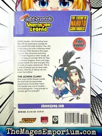 Naruto Chibi Sasuke's Sharingan Legend Vol 3 Ex Library - The Mage's Emporium Viz Media 2501 UPDATEMETA Used English Manga Japanese Style Comic Book