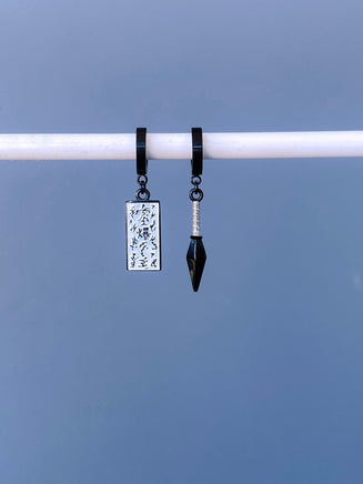 Naruto™ Paper Bomb Kunai Earrings - The Mage's Emporium Mister SFC Mister SFC Shopify Collective Used English EARRING Japanese Style Comic Book