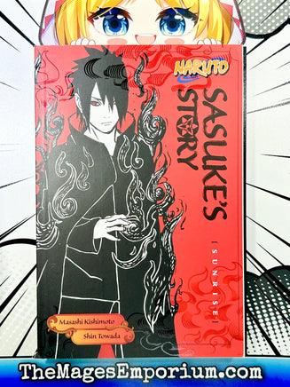 Naruto Sasuke's Story Sunrise Light Novel - The Mage's Emporium Viz Media 2405 alltags description Used English Light Novel Japanese Style Comic Book