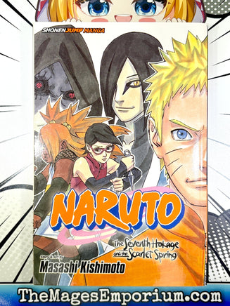 Naruto The Seventh Hokage and the Scarlet Spring - The Mage's Emporium Viz Media 2501 BackInStock UPDATEMETA Used English Manga Japanese Style Comic Book