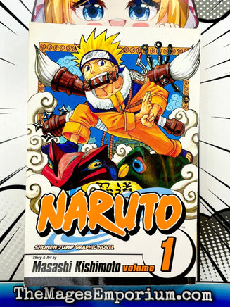 Naruto Vol 1 - The Mage's Emporium Viz Media 2409 BackInStock UPDATEMETA Used English Manga Japanese Style Comic Book