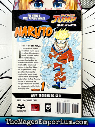 Naruto Vol 1 - The Mage's Emporium Viz Media 2409 BackInStock UPDATEMETA Used English Manga Japanese Style Comic Book