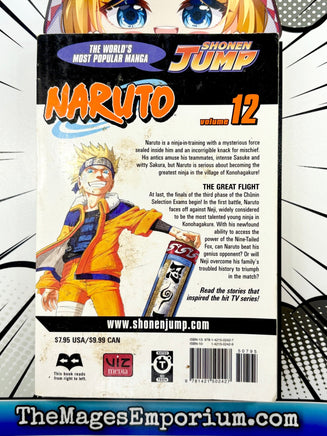 Naruto Vol 12 - The Mage's Emporium Viz Media 2409 BackInStock freebies Used English Manga Japanese Style Comic Book