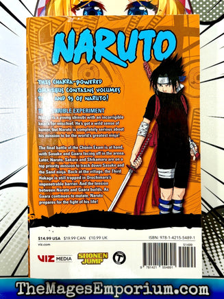 Naruto Vol 13 - 15 Omnibus - The Mage's Emporium Viz Media 2410 BackInStock UPDATEMETA Used English Manga Japanese Style Comic Book