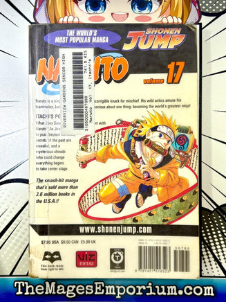 Naruto Vol 17 Ex Library - The Mage's Emporium Viz Media 2411 UPDATEMETA Used English Manga Japanese Style Comic Book