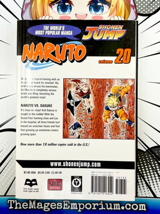 Naruto Vol 20 - The Mage's Emporium Viz Media 2409 BackInStock UPDATEMETA Used English Manga Japanese Style Comic Book