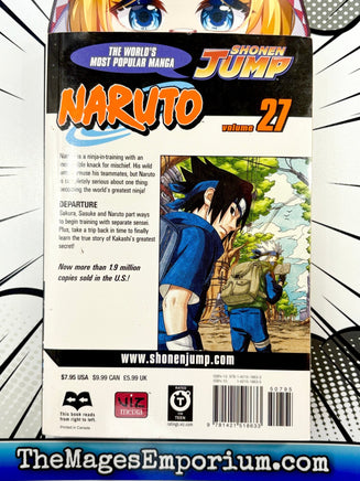 Naruto Vol 27 - The Mage's Emporium Viz Media 2409 BackInStock freebies Used English Manga Japanese Style Comic Book