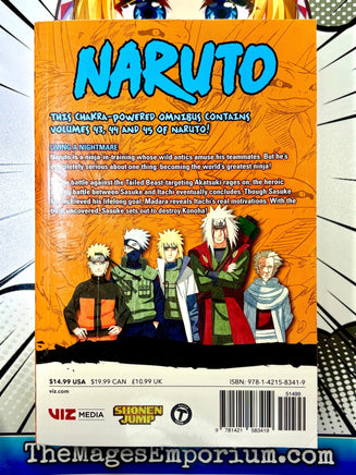 Naruto Vol 43 - 45 Omnibus - The Mage's Emporium Viz Media 2411 UPDATEMETA Used English Manga Japanese Style Comic Book