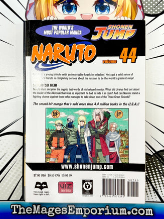 Naruto Vol 44 - The Mage's Emporium Viz Media 2409 BackInStock freebies Used English Manga Japanese Style Comic Book