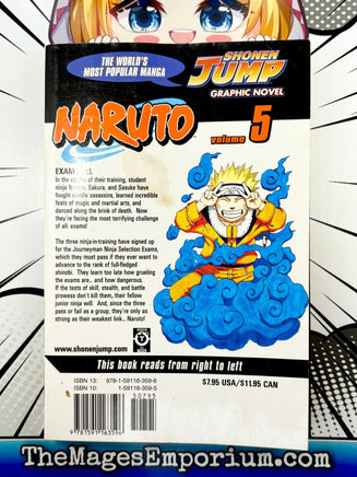 Naruto Vol 5 - The Mage's Emporium Viz Media 2409 BackInStock UPDATEMETA Used English Manga Japanese Style Comic Book