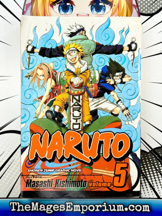 Naruto Vol 5 - The Mage's Emporium Viz Media 2409 BackInStock UPDATEMETA Used English Manga Japanese Style Comic Book