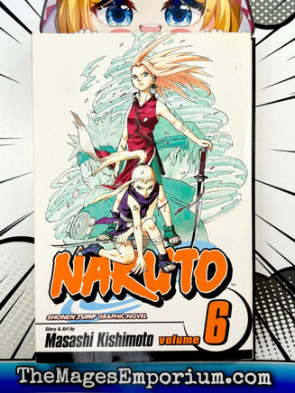 Naruto Vol 6 - The Mage's Emporium Viz Media 2409 BackInStock freebies Used English Manga Japanese Style Comic Book