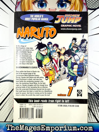 Naruto Vol 7 - The Mage's Emporium Viz Media 2412 BackInStock UPDATEMETA Used English Manga Japanese Style Comic Book