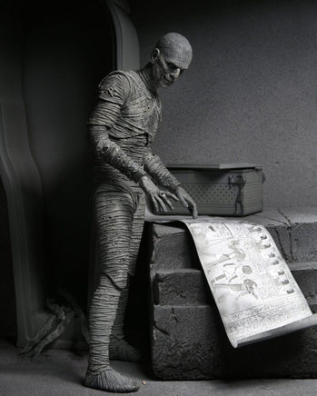 NECA Universal Monsters: Ultimate Mummy (Black & White) - The Mage's Emporium Little Shop of Magic Little Shop of Magic Shopify Collective Used English Toys and Collectible Japanese Style Comic Book