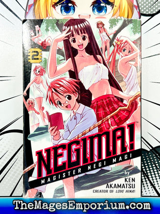 Negima! Magister Negi Magi Vol 2 - The Mage's Emporium Kodansha 2404 bis2 copydes Used English Manga Japanese Style Comic Book