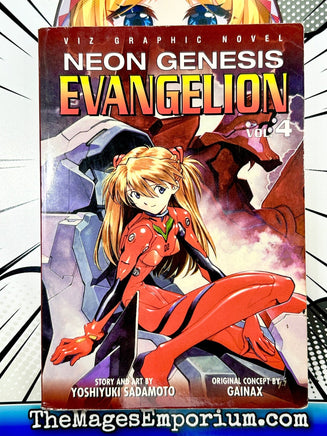 Neon Genesis Evangelion Vol 4 Oversized - The Mage's Emporium Viz Media 2409 UPDATEMETA Used English Manga Japanese Style Comic Book