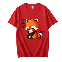 "No Talk Me I Angry" Red Panda T-Shirt - The Mage's Emporium Kore Kawaii Kore Kawaii Shopify Collective Used English Japanese Style Comic Book