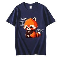 "No Talk Me I Angry" Red Panda T-Shirt - The Mage's Emporium Kore Kawaii Kore Kawaii Shopify Collective Used English Japanese Style Comic Book