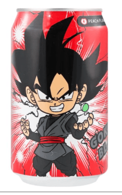 Ocean Bomb Peach Flavor Sparkling Water Dragon Ball Super Goku Black (1 Can) - The Mage's Emporium Super Anime Store Shopify Collective Super Anime Store Used English Japanese Style Comic Book
