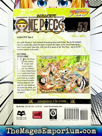 One Piece Sabody Vol 53 - The Mage's Emporium Viz Media 2501 BackInStock UPDATEMETA Used English Manga Japanese Style Comic Book