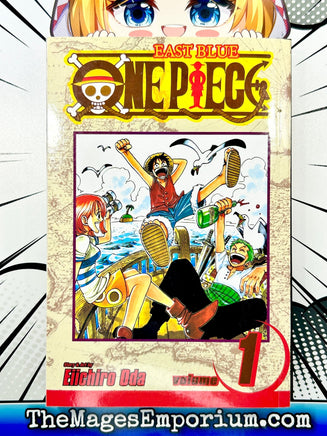 One Piece Vol 1 - The Mage's Emporium Viz Media 2404 bis2 copydes Used English Manga Japanese Style Comic Book