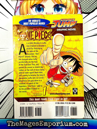 One Piece Vol 1 Gold Foil - The Mage's Emporium Viz Media 2411 BackInStock UPDATEMETA Used English Manga Japanese Style Comic Book