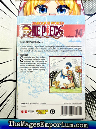 One Piece Vol 14 - The Mage's Emporium Viz Media 2412 BackInStock UPDATEMETA Used English Manga Japanese Style Comic Book