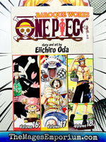 One Piece Vol 16 - 18 Omnibus - The Mage's Emporium Viz Media 2407 alltags description Used English Manga Japanese Style Comic Book