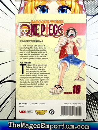 One Piece Vol 18 - The Mage's Emporium Viz Media 2412 BackInStock UPDATEMETA Used English Manga Japanese Style Comic Book