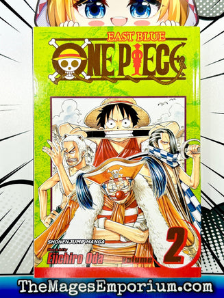 One Piece Vol 2 - The Mage's Emporium Viz Media 2404 bis2 copydes Used English Manga Japanese Style Comic Book