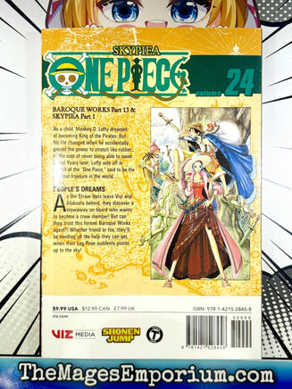 One Piece Vol 24 - The Mage's Emporium Viz Media 2412 UPDATEMETA Used English Manga Japanese Style Comic Book