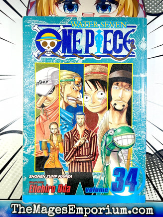 One Piece Vol 34 Ex Library - The Mage's Emporium Viz Media 2412 UPDATEMETA Used English Manga Japanese Style Comic Book