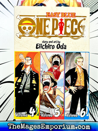 One Piece Vol 4 - 6 Omnibus - The Mage's Emporium Viz Media 2407 alltags description Used English Manga Japanese Style Comic Book