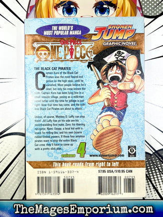 One Piece Vol 4 - The Mage's Emporium Viz Media 2406 BackInStock UPDATEMETA Used English Manga Japanese Style Comic Book