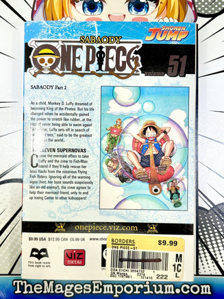 One Piece Vol 51 - The Mage's Emporium Viz Media 2501 BackInStock UPDATEMETA Used English Manga Japanese Style Comic Book