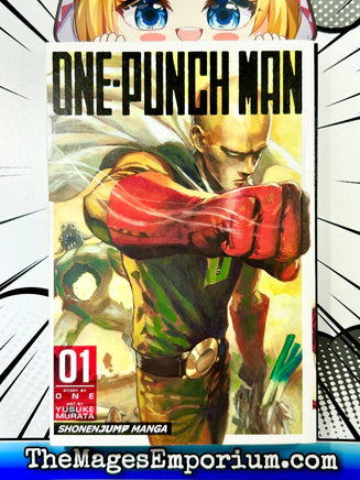 One - Punch Man Vol 1 - The Mage's Emporium Viz Media 2408 BackInStock UPDATEMETA Used English Manga Japanese Style Comic Book