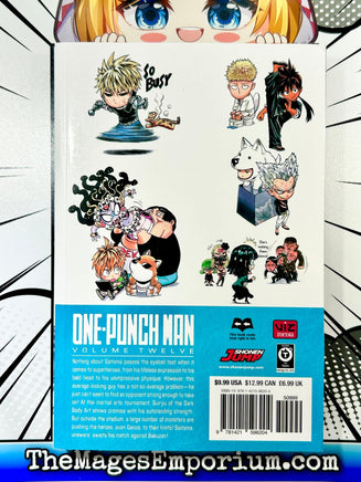 One - Punch Man Vol 12 - The Mage's Emporium Viz Media 2408 BackInStock UPDATEMETA Used English Manga Japanese Style Comic Book