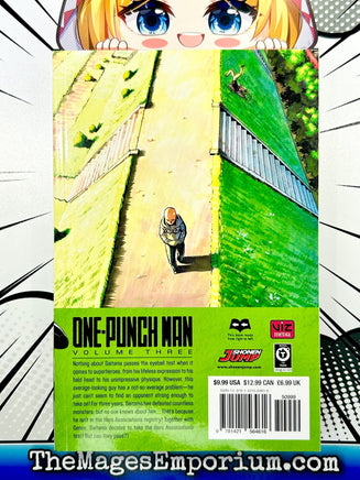 One-Punch Man Vol 3 - The Mage's Emporium Viz Media 2404 bis1 bis2 Used English Manga Japanese Style Comic Book