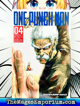One-Punch Man Vol 4 - The Mage's Emporium Viz Media 2404 bis1 bis2 Used English Manga Japanese Style Comic Book