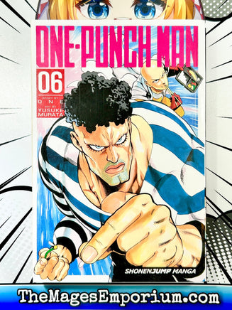 One - Punch Man: Vol. 6 - The Mage's Emporium Viz Media outofstock UPDATEMETA Used English Manga Japanese Style Comic Book