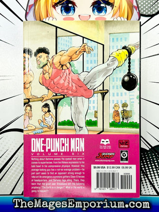 One-Punch Man: Vol. 6 - The Mage's Emporium Viz Media 2404 bis1 bis2 Used English Manga Japanese Style Comic Book